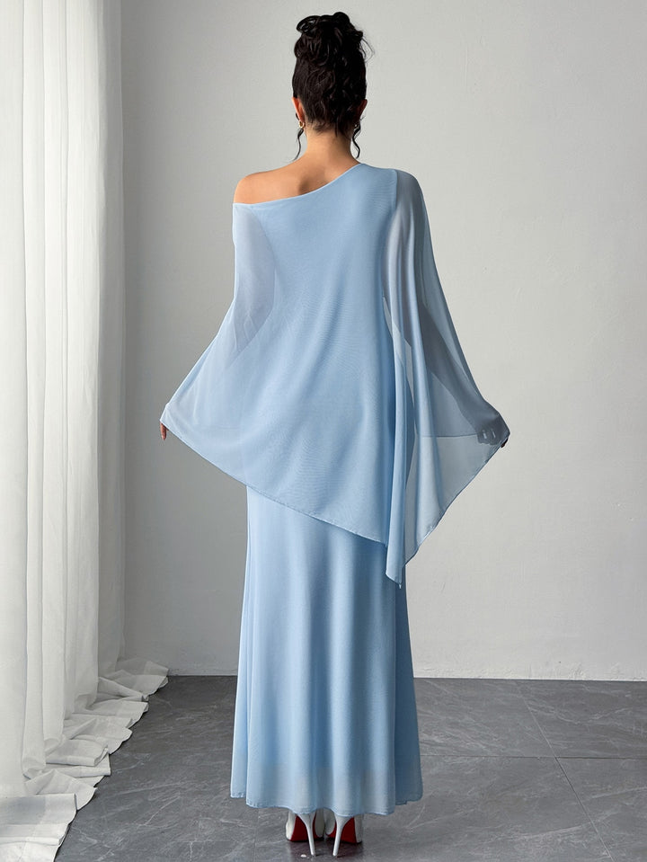 Rochie maxi SHEIN, albastru