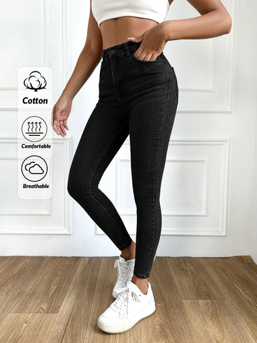 Jeans SHEIN, negru