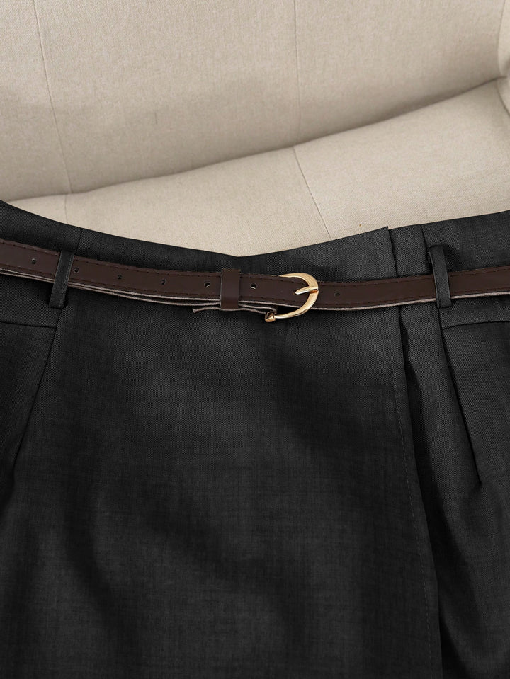 Pantaloni scurți SHEIN, negru