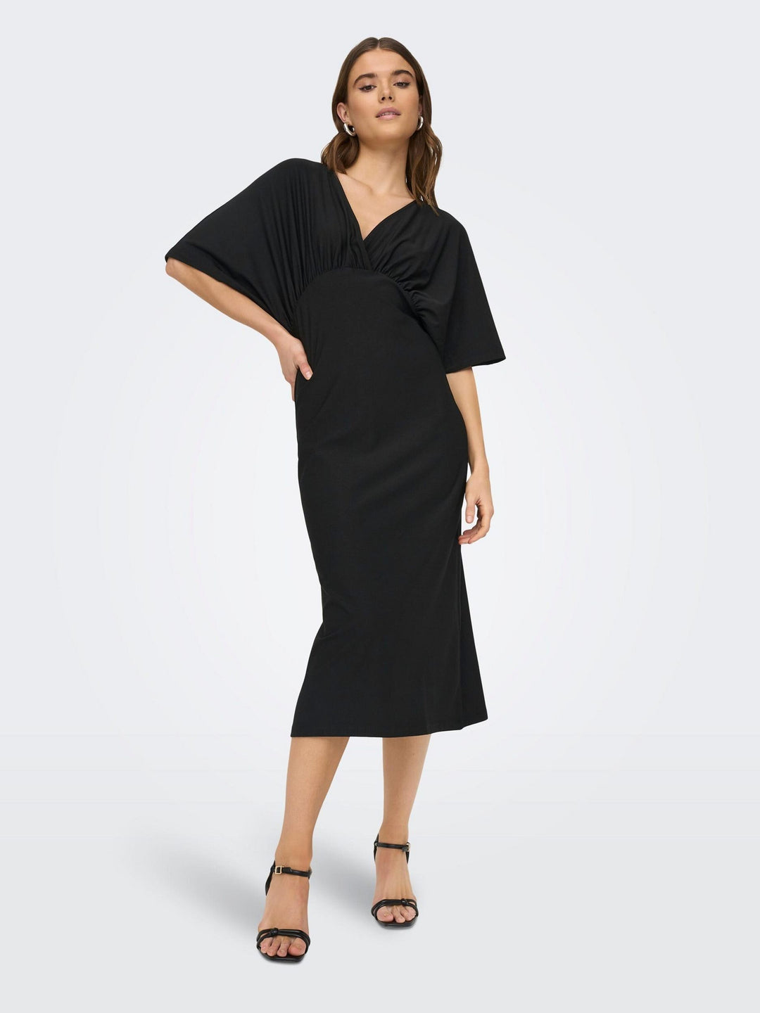 Rochie midi ONLY, negru