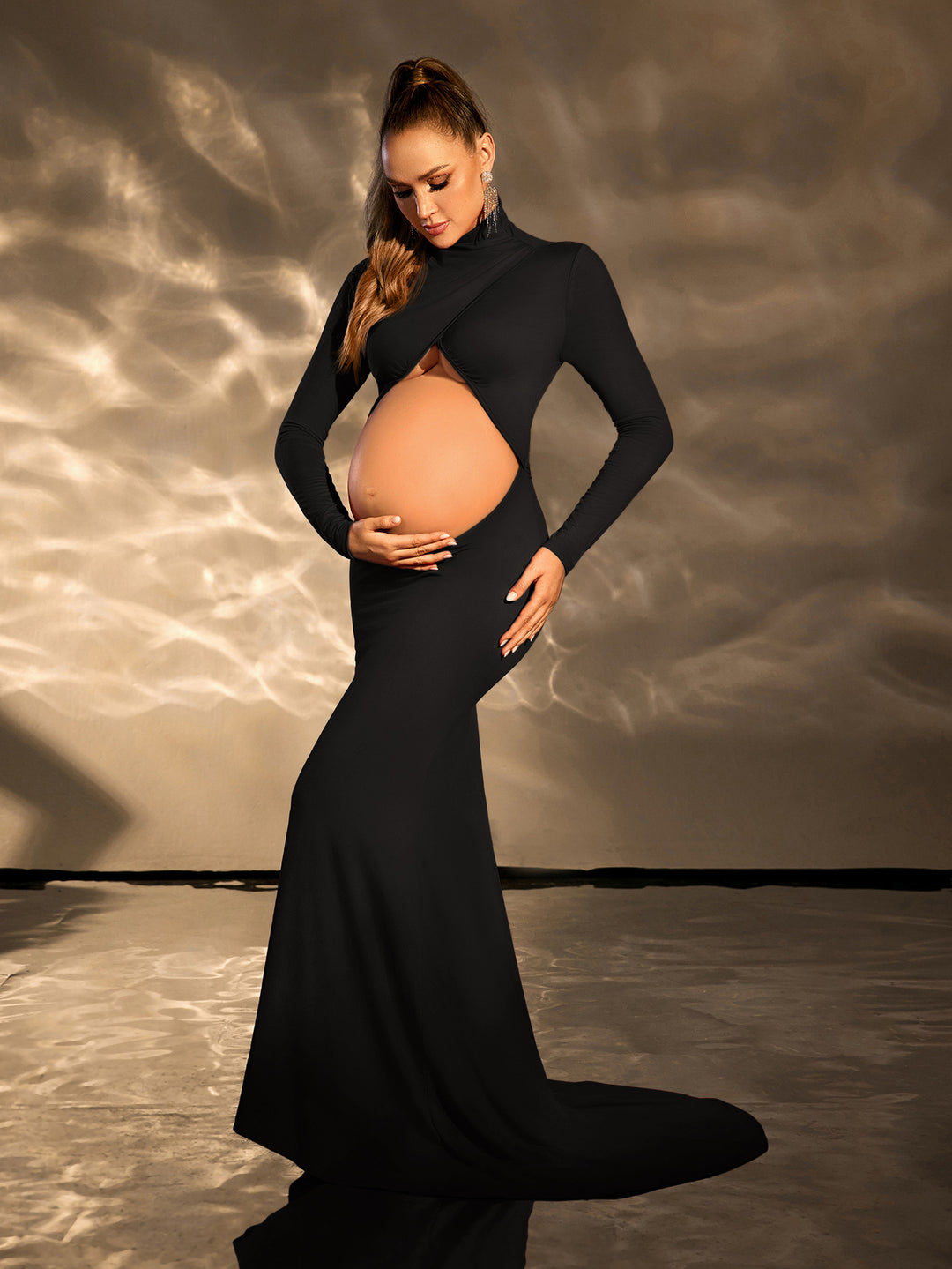 Rochie maxi SHEIN, negru