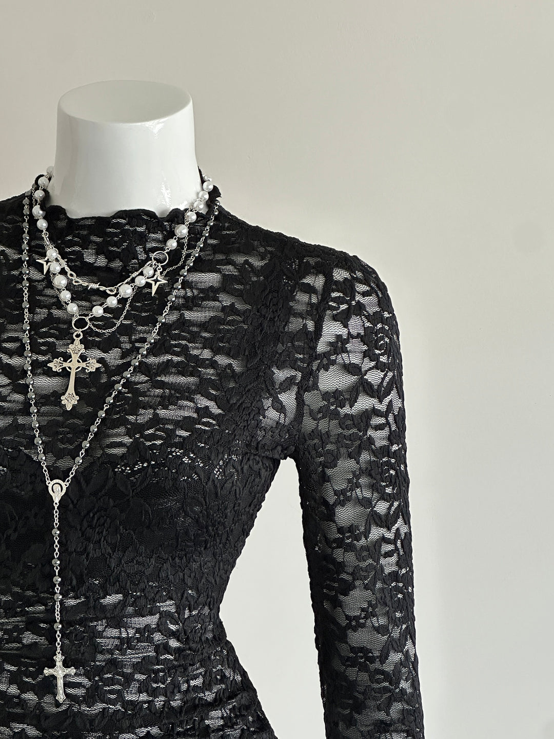 Top SHEIN, negru