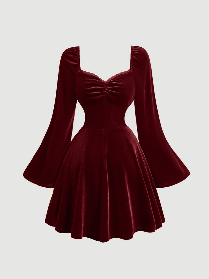 Rochie scurtă SHEIN, vișiniu