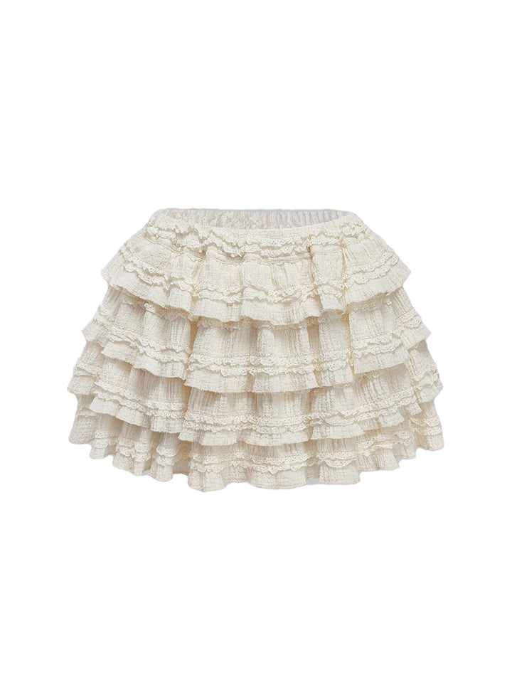 Fustă mini SHEIN, crem