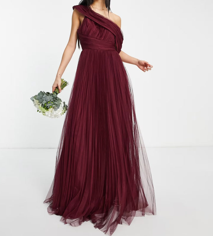 Rochie maxi ASOS, vișiniu