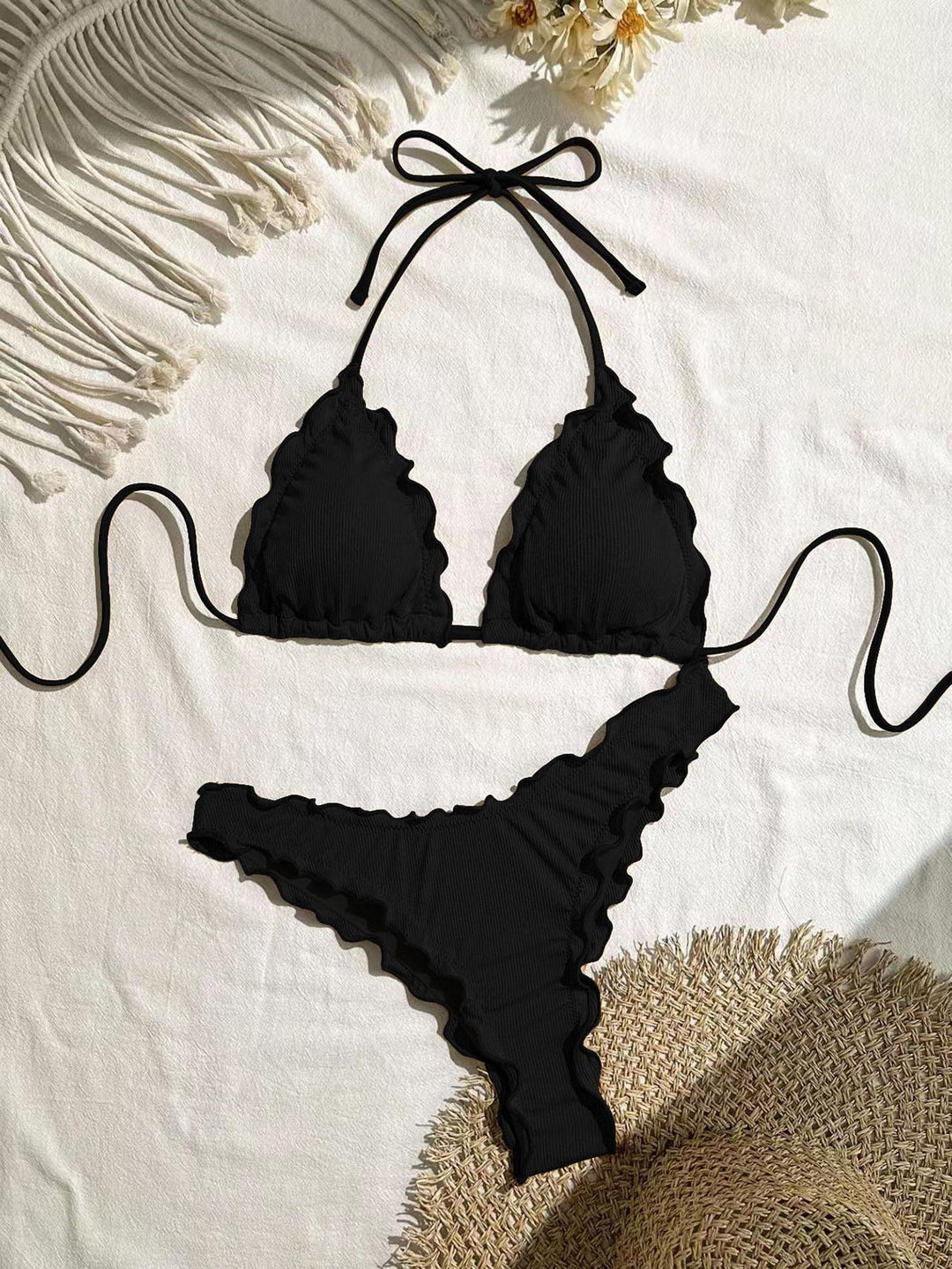 Set bikini SHEIN, negru