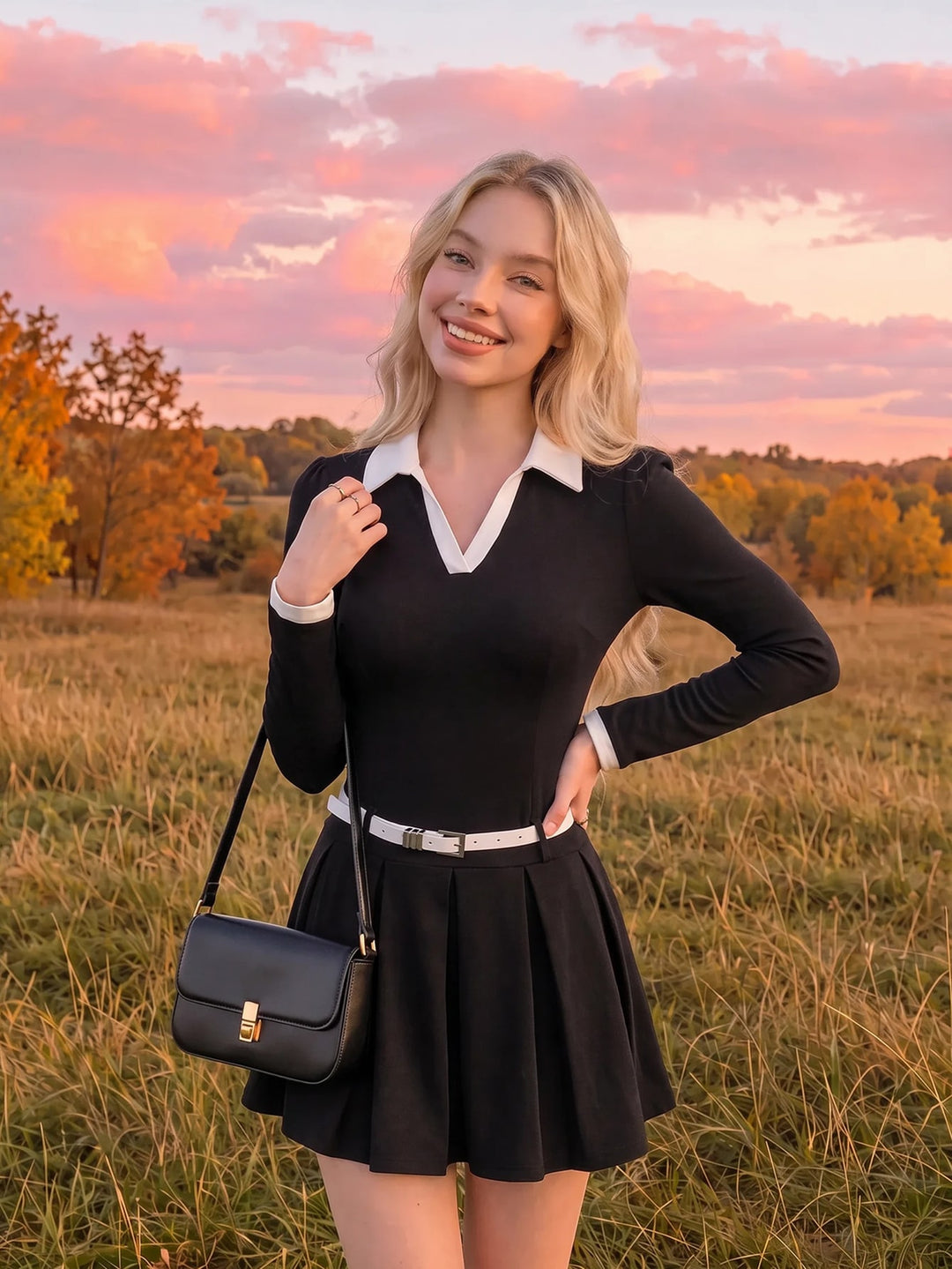 Rochie scurtă SHEIN, negru