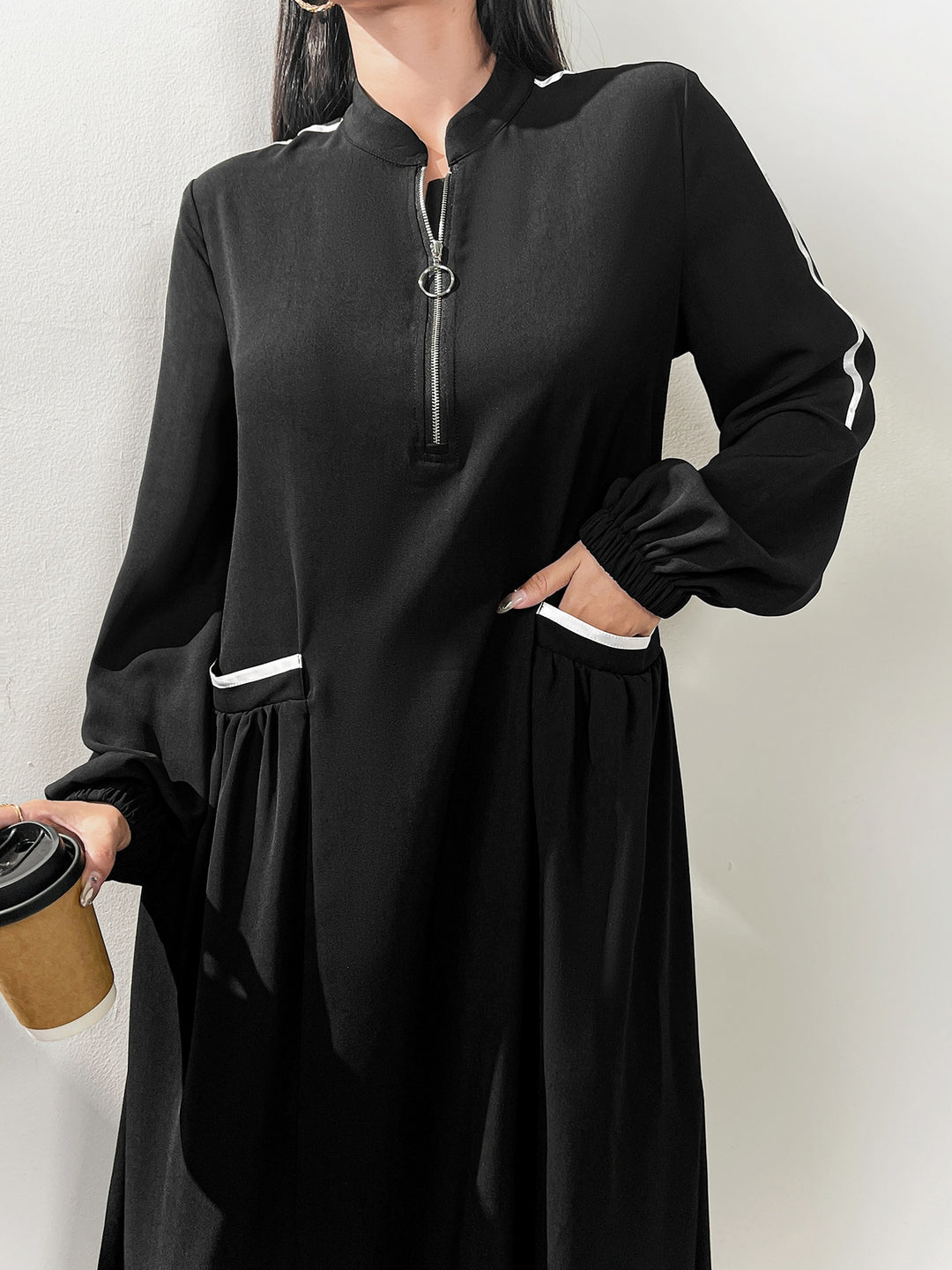 Rochie maxi SHEIN, negru
