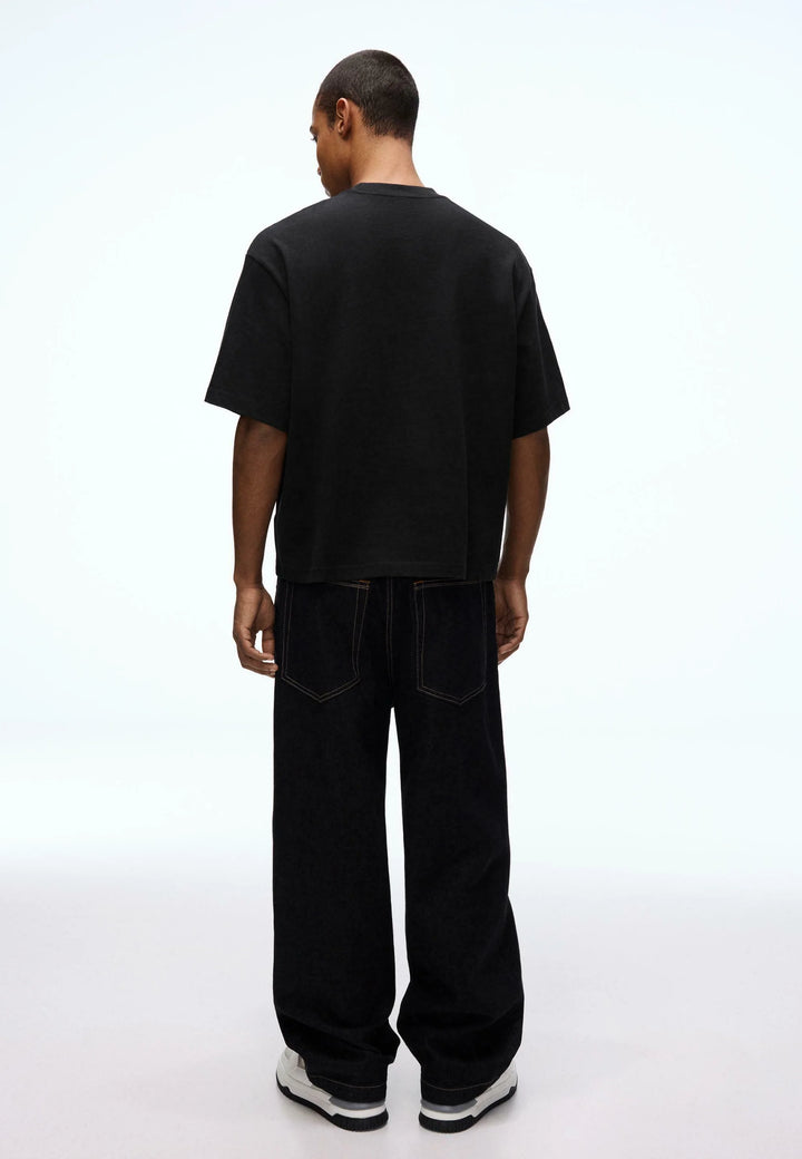 Tricou BERSHKA, negru