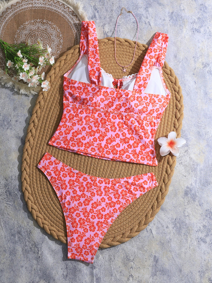 Costum de baie SHEIN, mix culori