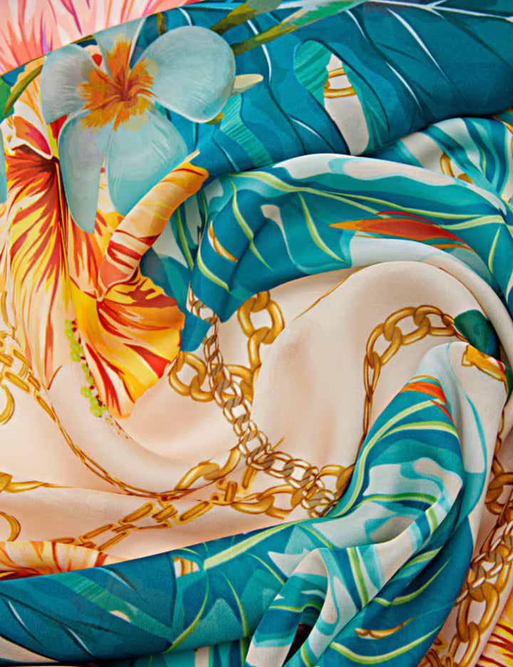 Eșarfă Guess, mix culori