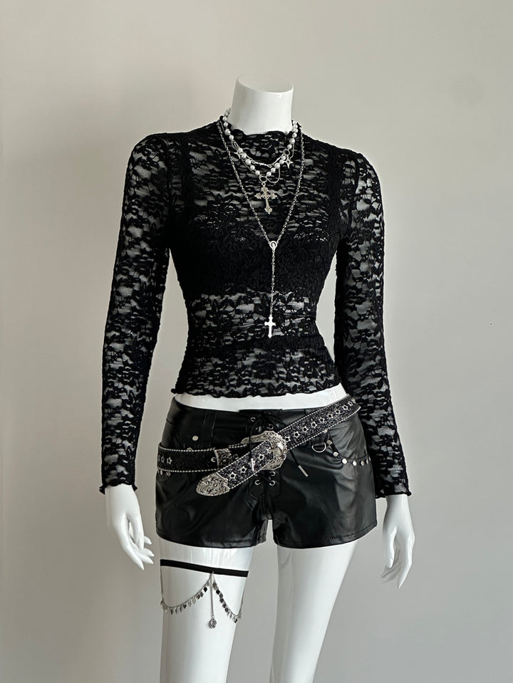 Top SHEIN, negru