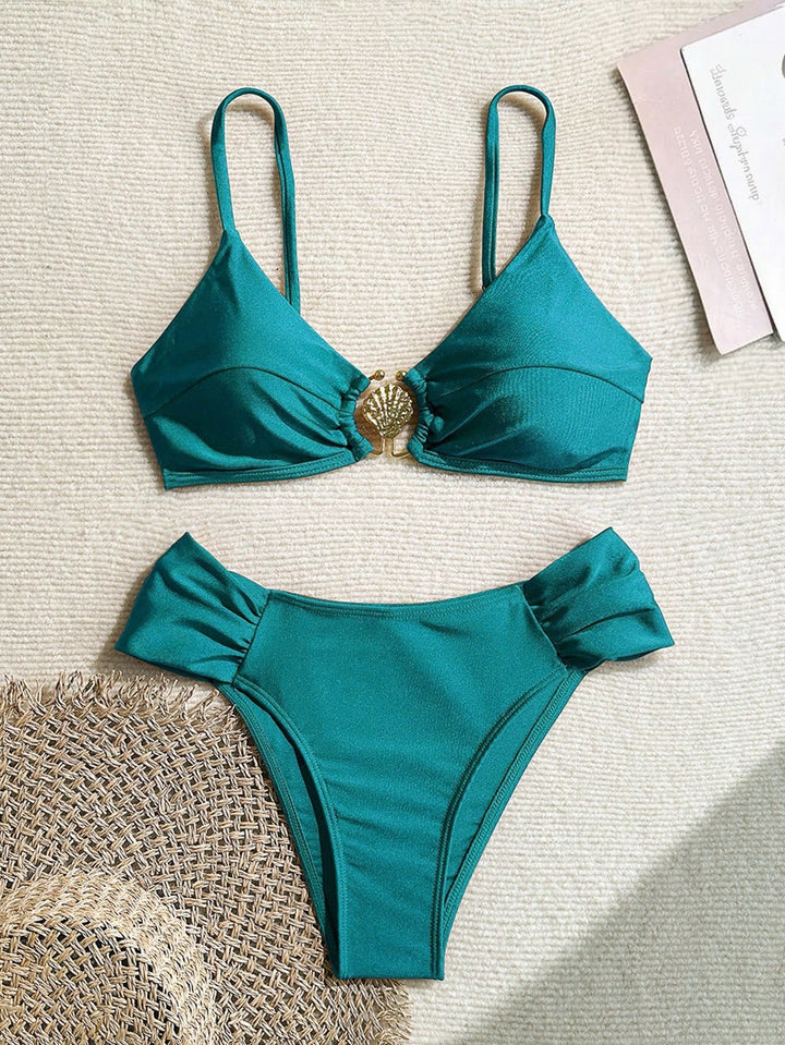 Set bikini SHEIN, verde