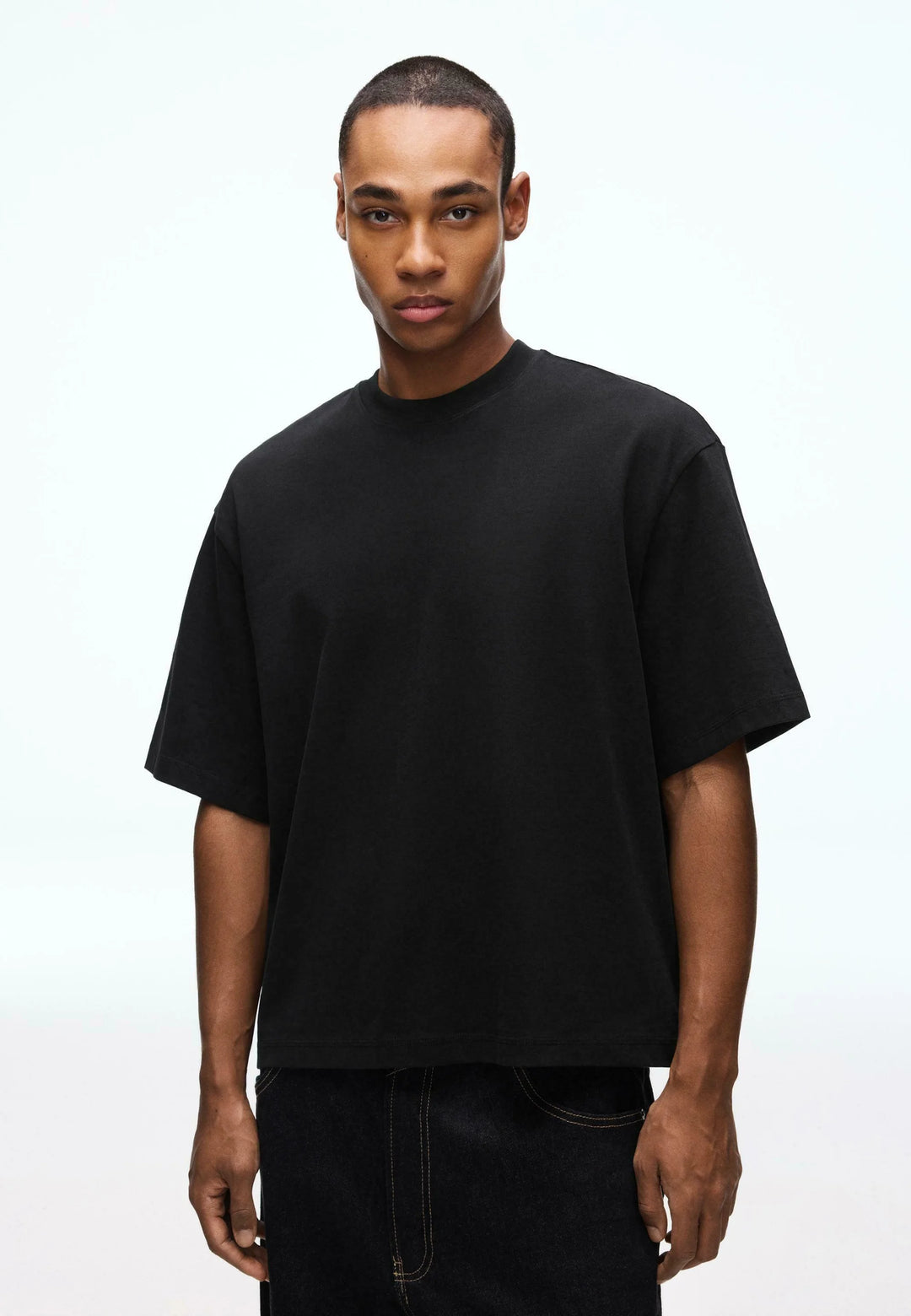 Tricou BERSHKA, negru