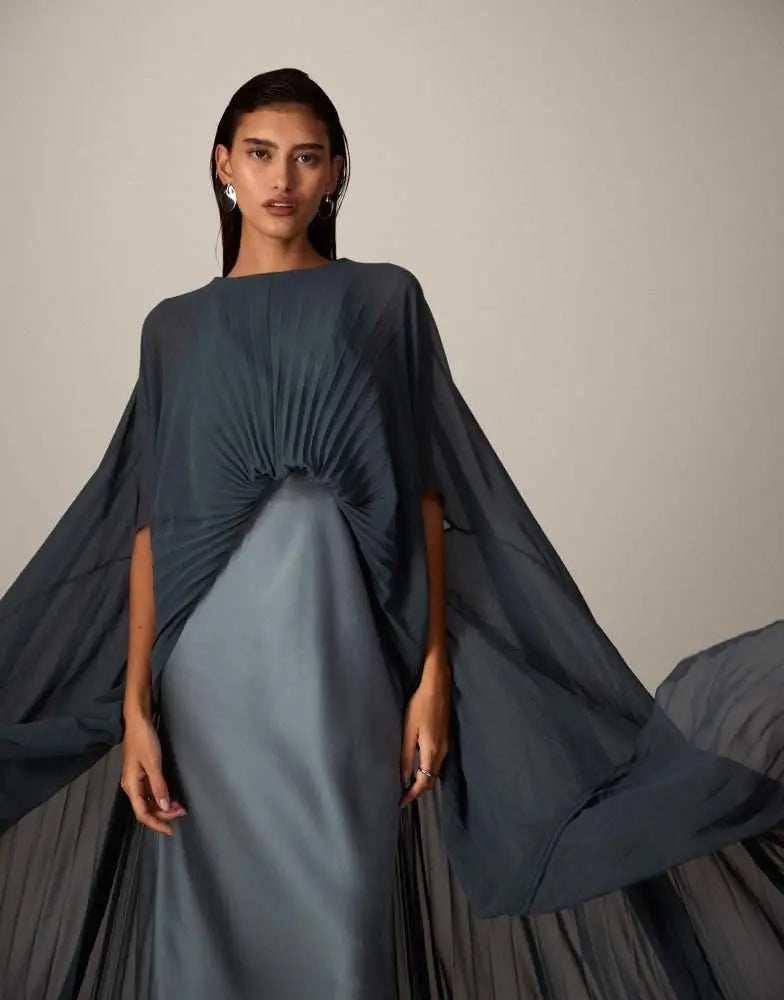 Rochie maxi ARRANGE, albastru