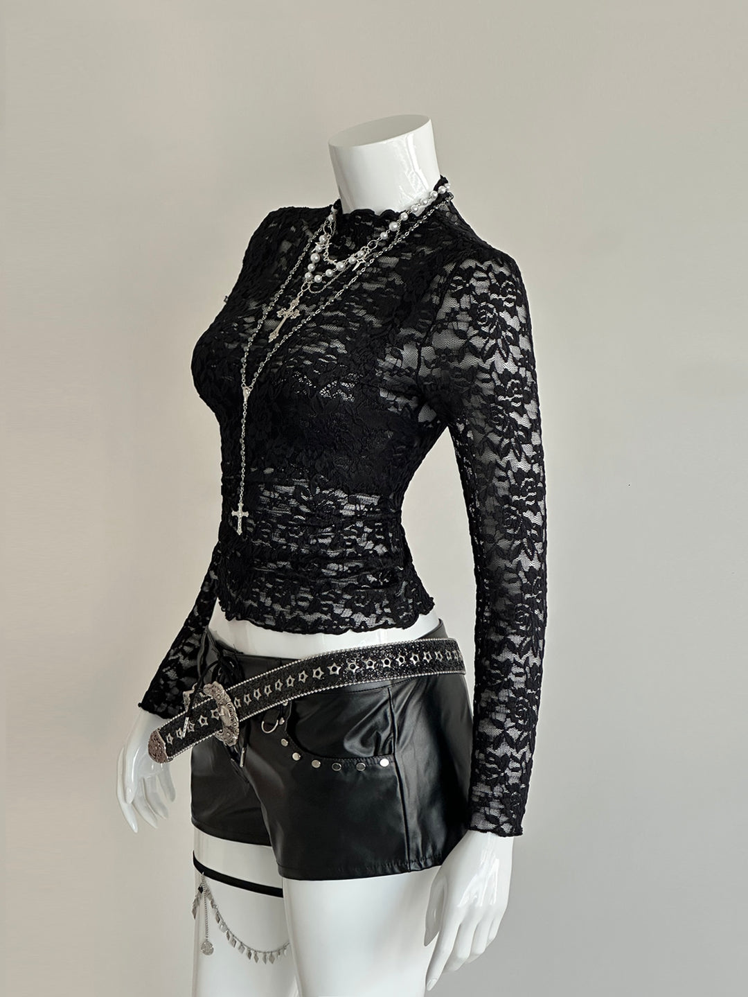Top SHEIN, negru
