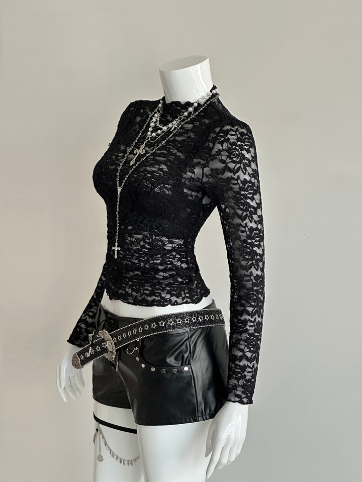 Top SHEIN, negru