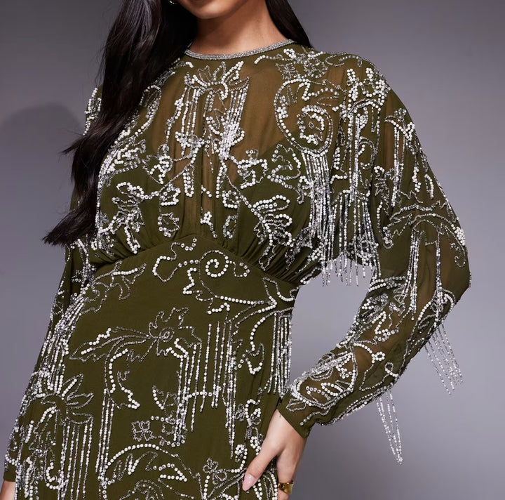 Rochie de ocazie ASOS, verde