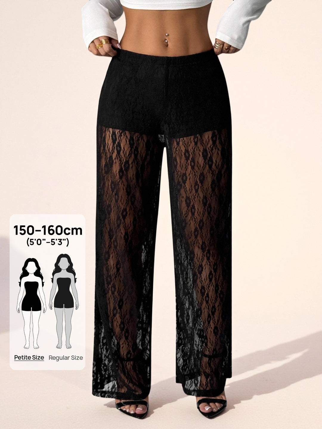 Pantaloni SHEIN, negru