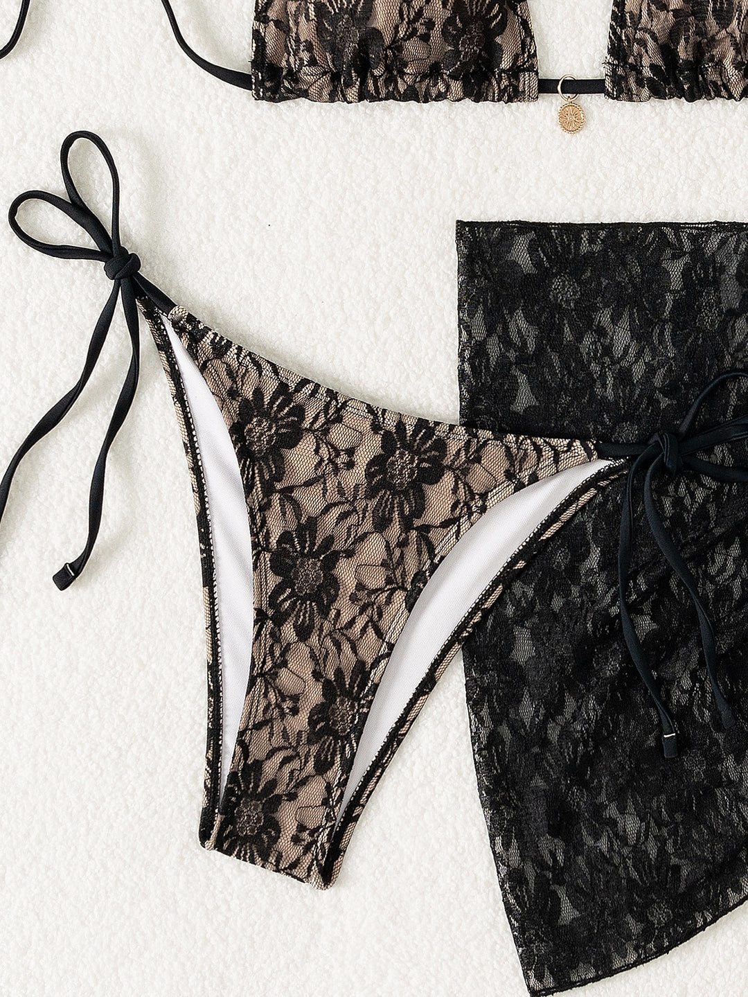 Set bikini SHEIN, negru