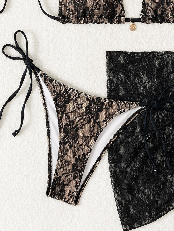 Set bikini SHEIN, negru