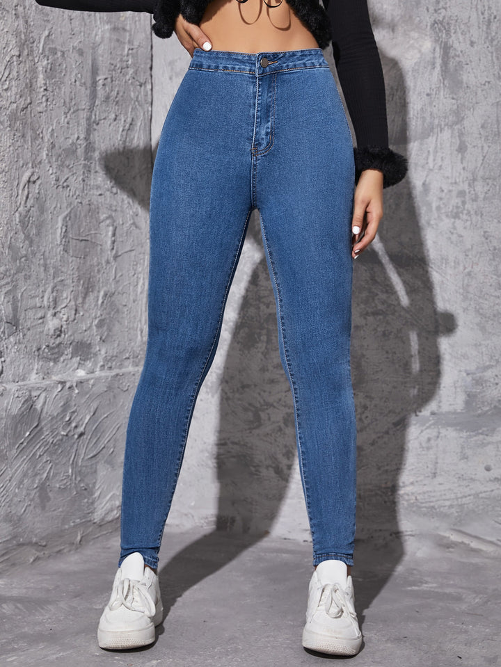 Jeans SHEIN, albastru
