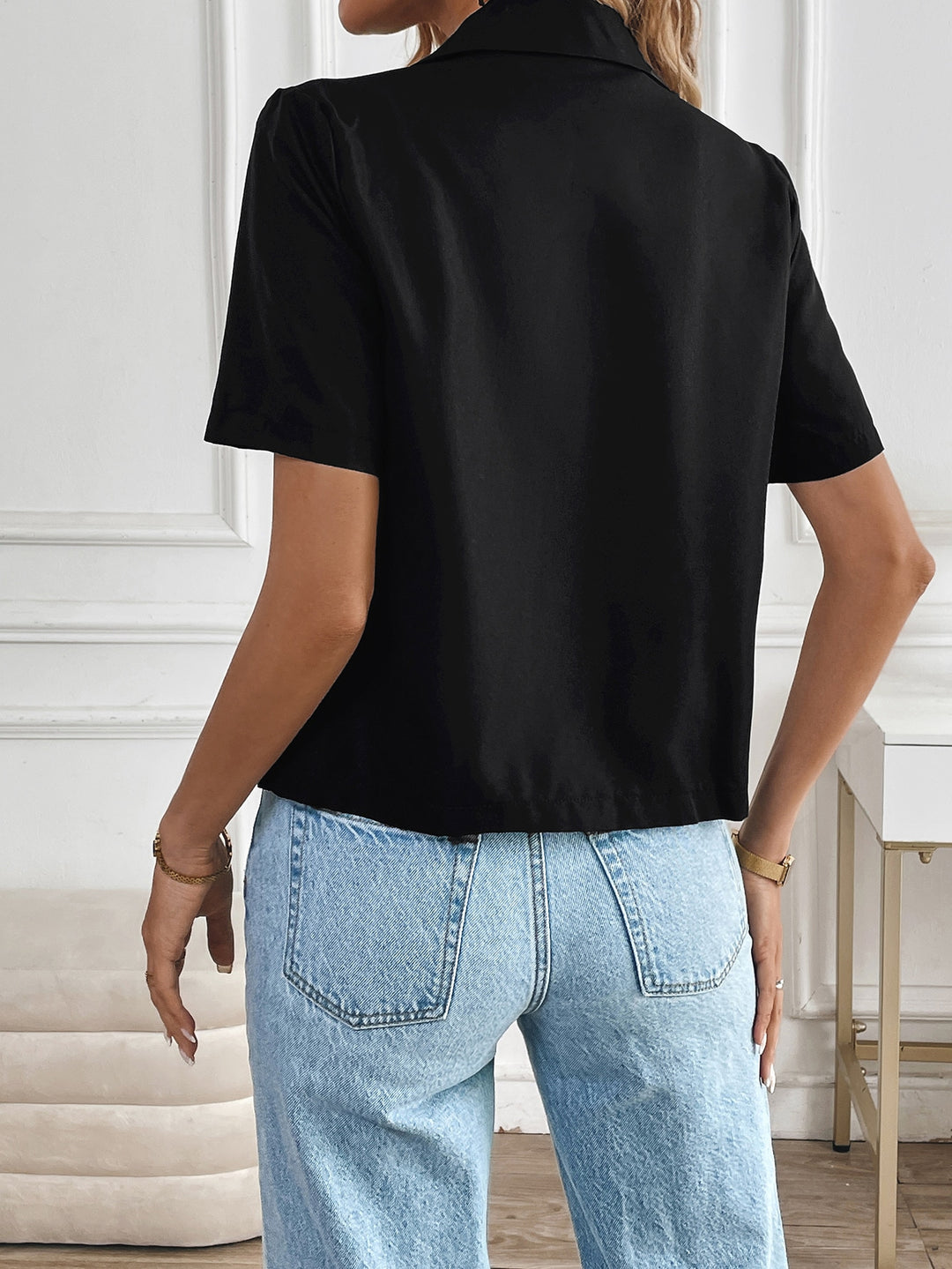Sacou SHEIN, negru