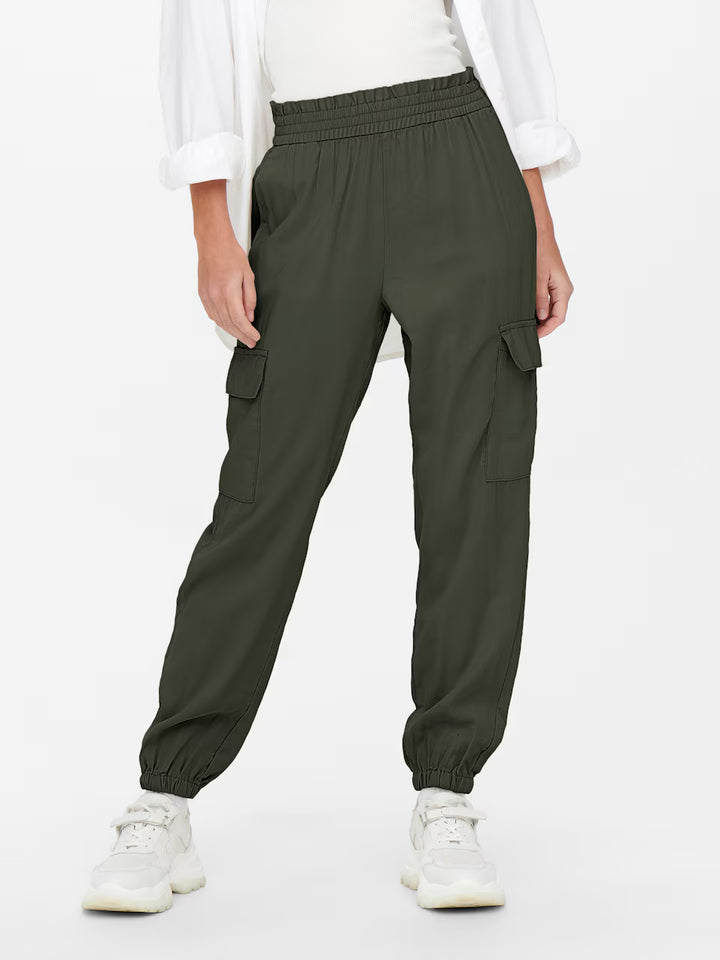 Pantaloni cargo ONLY, kaki