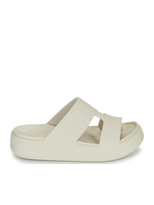 Șlapi Crocs, bej