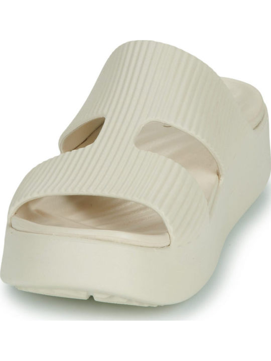 Șlapi Crocs, bej