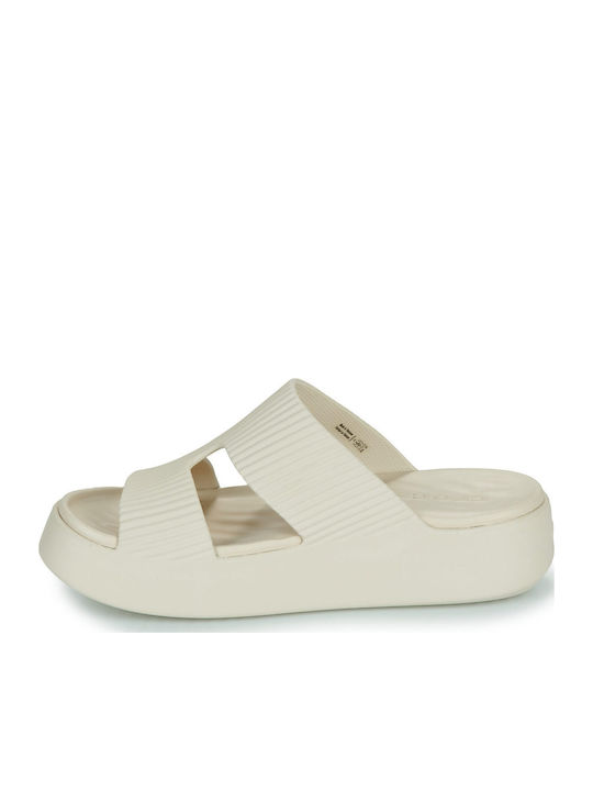Șlapi Crocs, bej