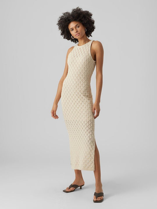 Rochie midi VERO MODA, bej