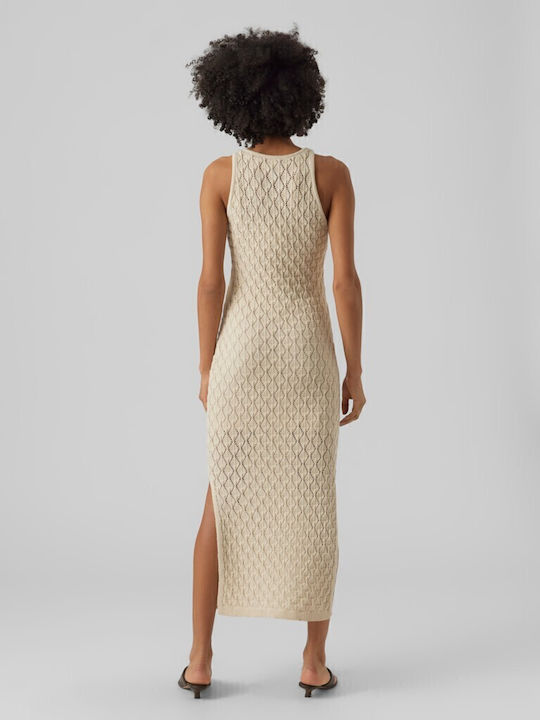 Rochie midi VERO MODA, bej