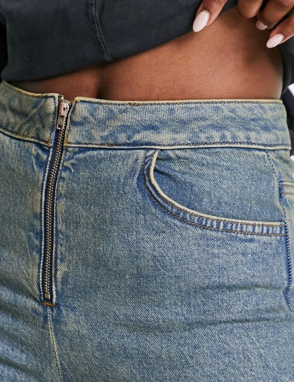 Pantaloni scurți de blugi AsYou, albastru