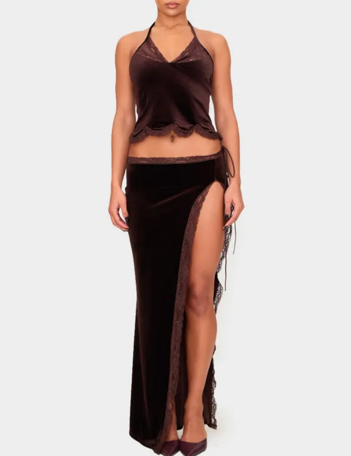 Fustă maxi PRETTYLITTLETHING, mix culori