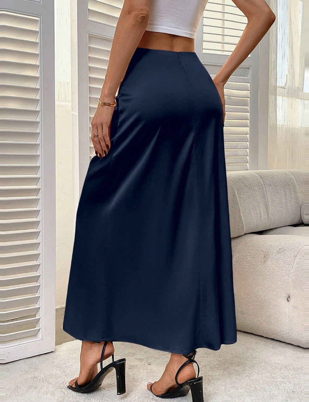 Shein maxi szoknya, kék