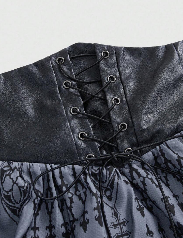 Fustă maxi Shein Curve+, mix culori