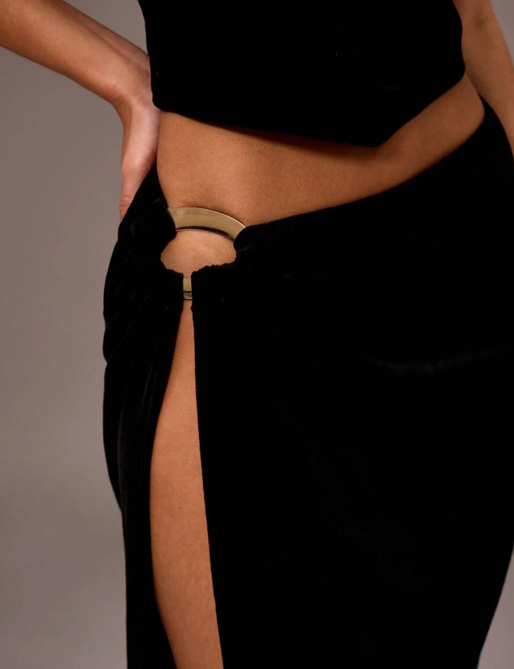 Fustă maxi Shein, negru