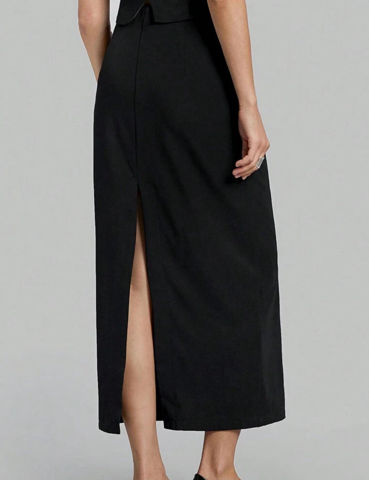 SHEIN maxi szoknya, fekete