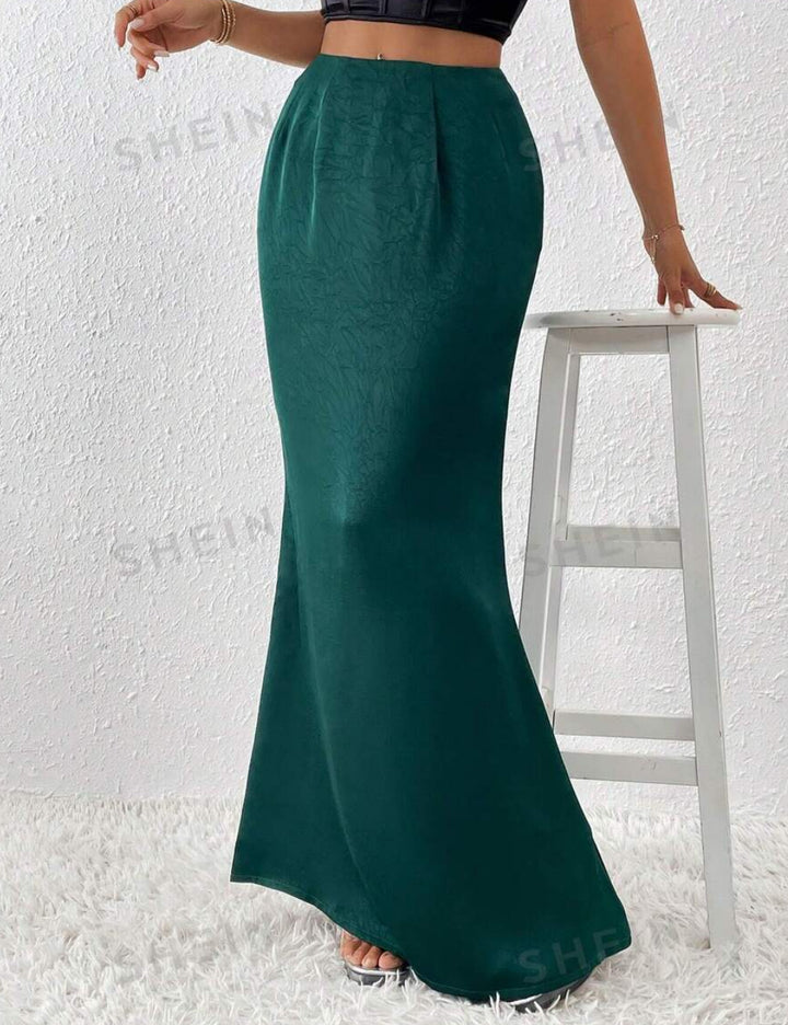 Shein maxi szoknya, zöld