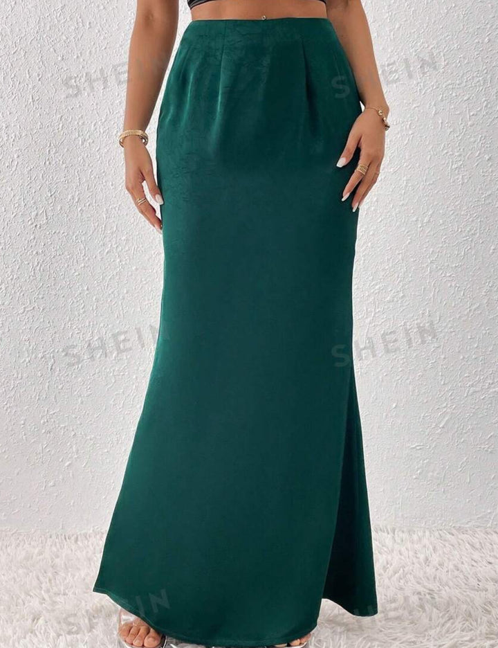 Shein maxi szoknya, zöld