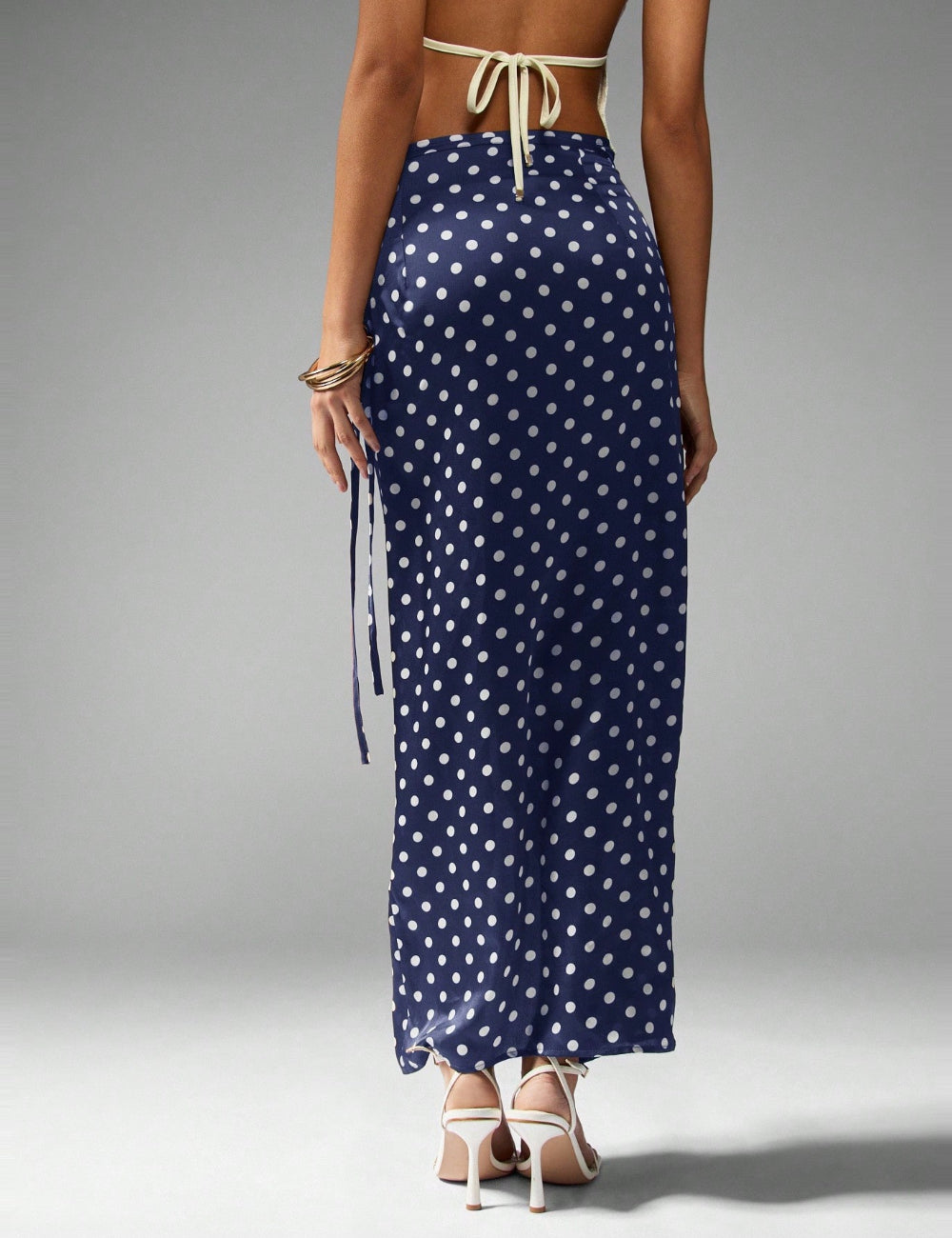 Shein Missguided midi szoknya, kék