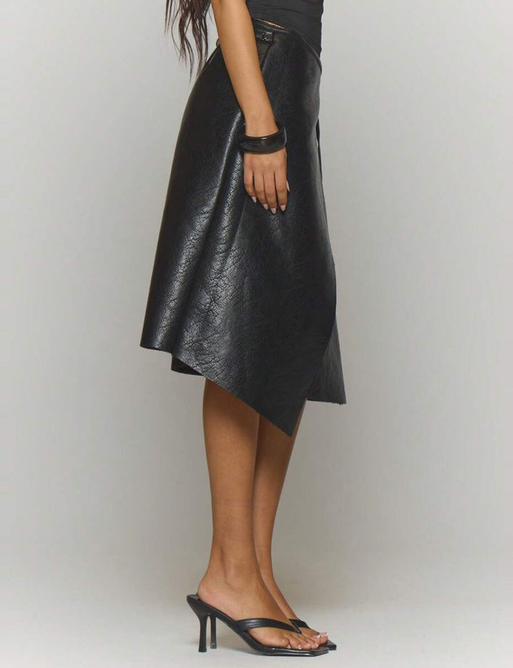 Fustă midi Shein MUSERA, negru
