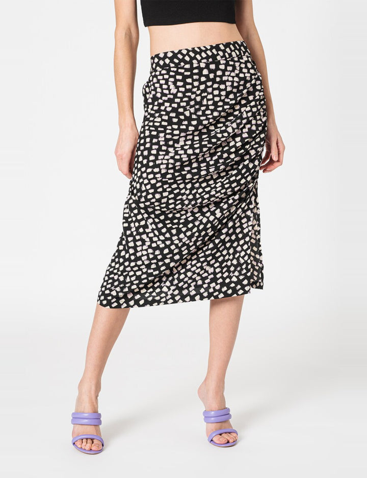 Fustă midi Vero Moda, mix culori