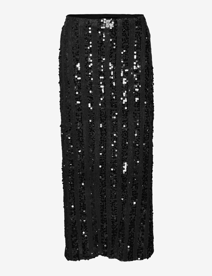 Fustă midi Vero Moda, negru