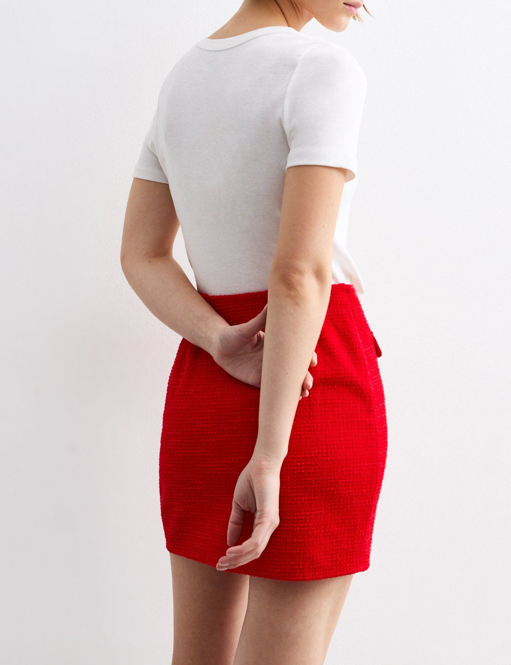 Fustă mini New look, roșu