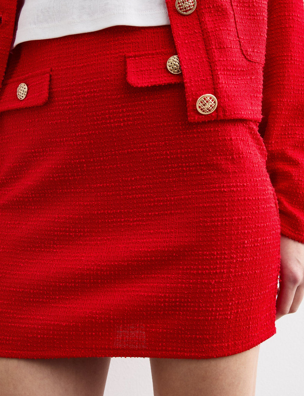 Fustă mini New look, roșu