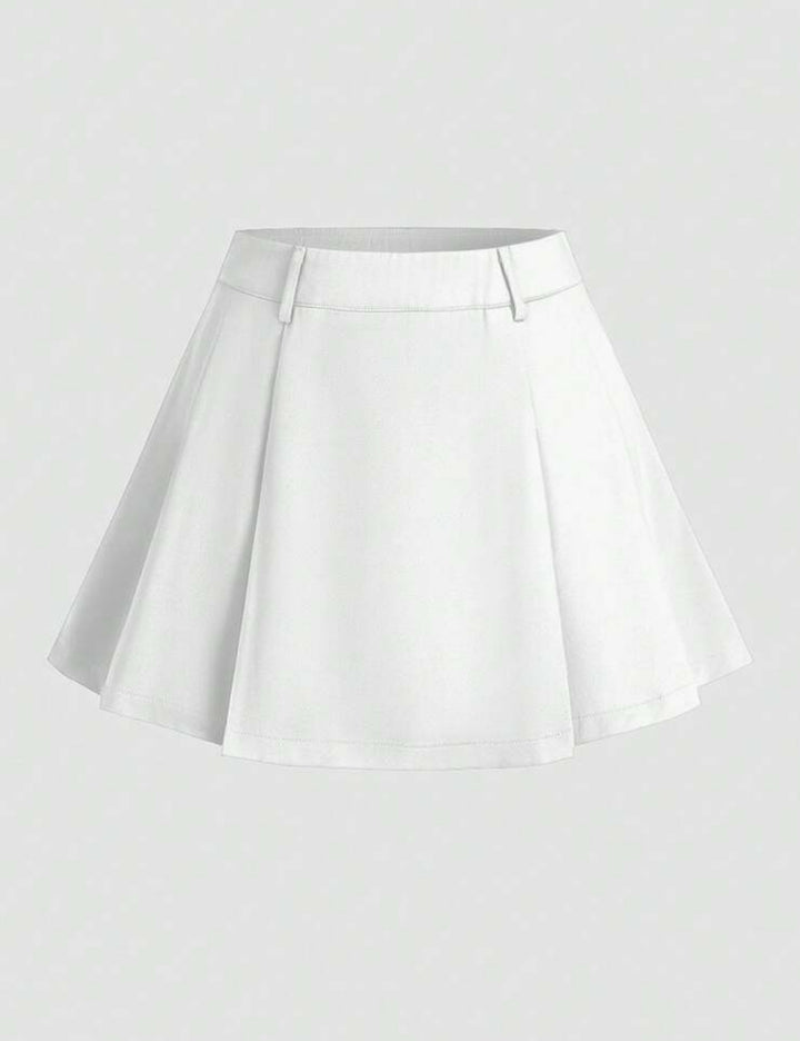 Shein miniszoknya, fehér
