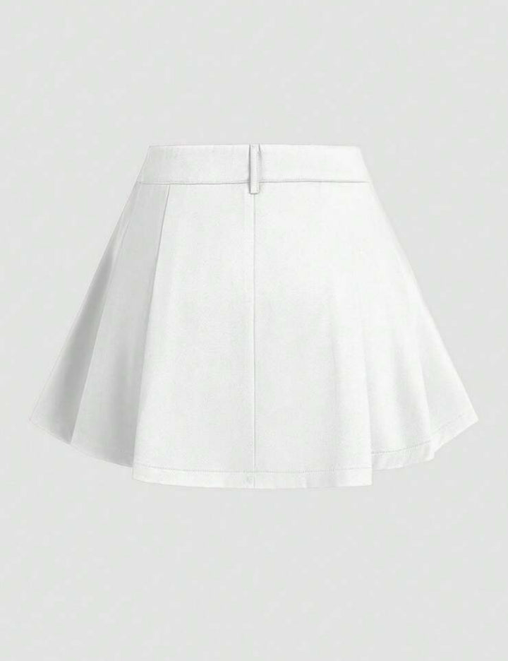 Shein miniszoknya, fehér