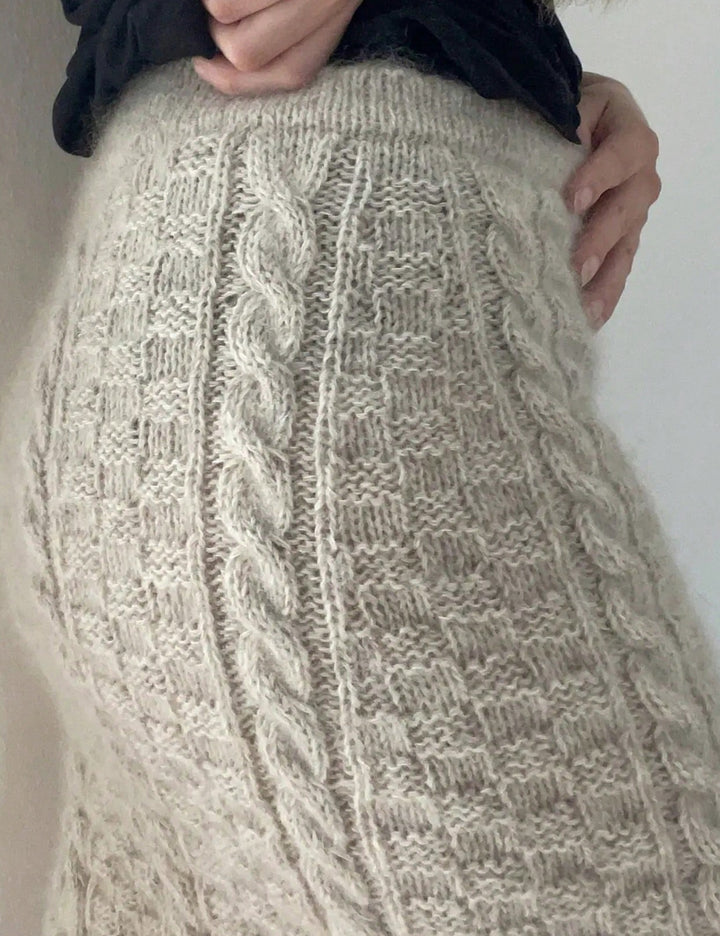 Fustă mini Shein Curve+, bej